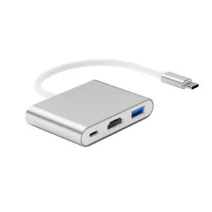 USB C Adapter - USB C naar HDMI, USB 3.0 en USB C - 3 in 1