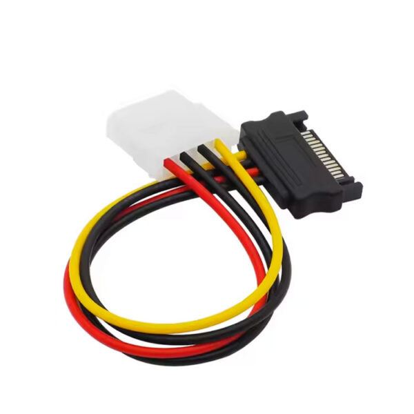 SATA Voedingskabel - Molex 4-pin (V) naar SATA 15-pin (M) - Afbeelding 4